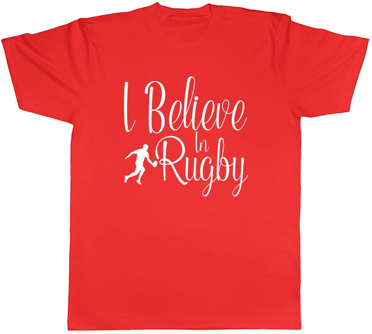 I Believe in Rugby Unisexs Unisex TShirt Tee S