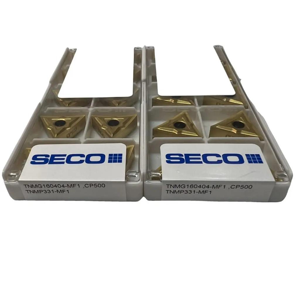 Seco / TNMG160404-MF1, CP500 /Original Genuine CNC Alloy Blade 10 PCS