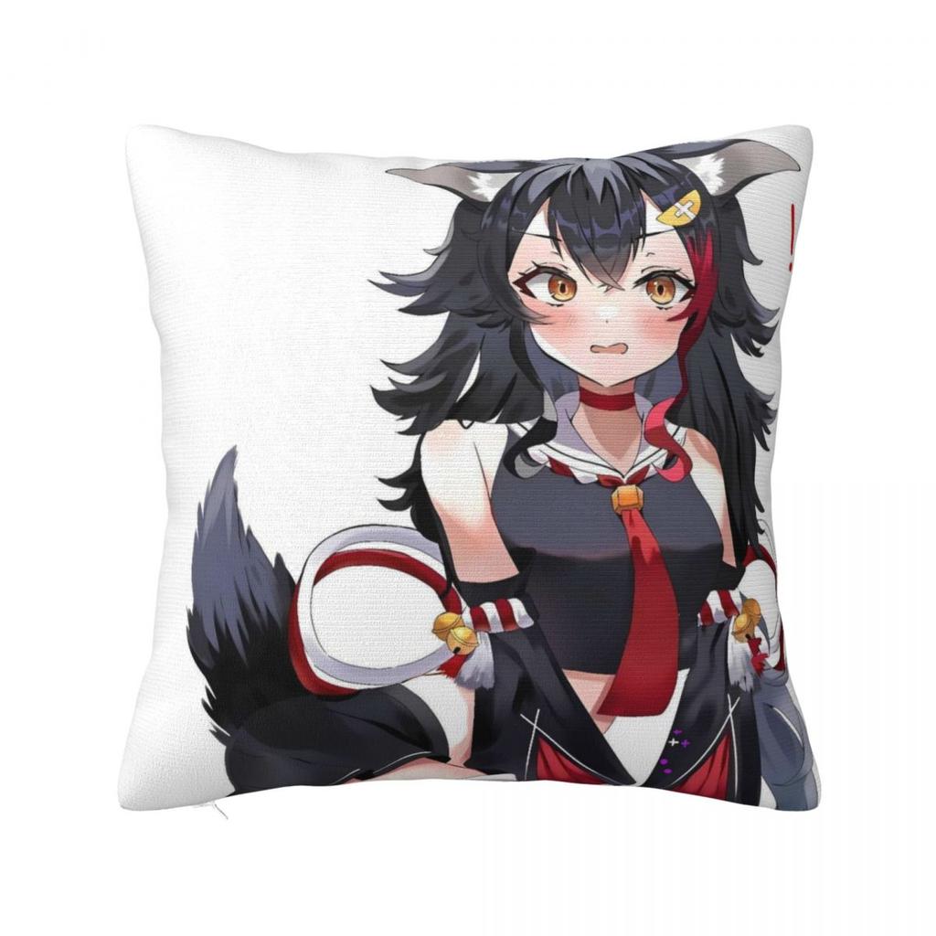 Anime Ookami Mio Japan Pillow Case Cushion Cover Soft Graphic Pillow Cover Trendy Pillowcases For Chair Sofa Home Decoration