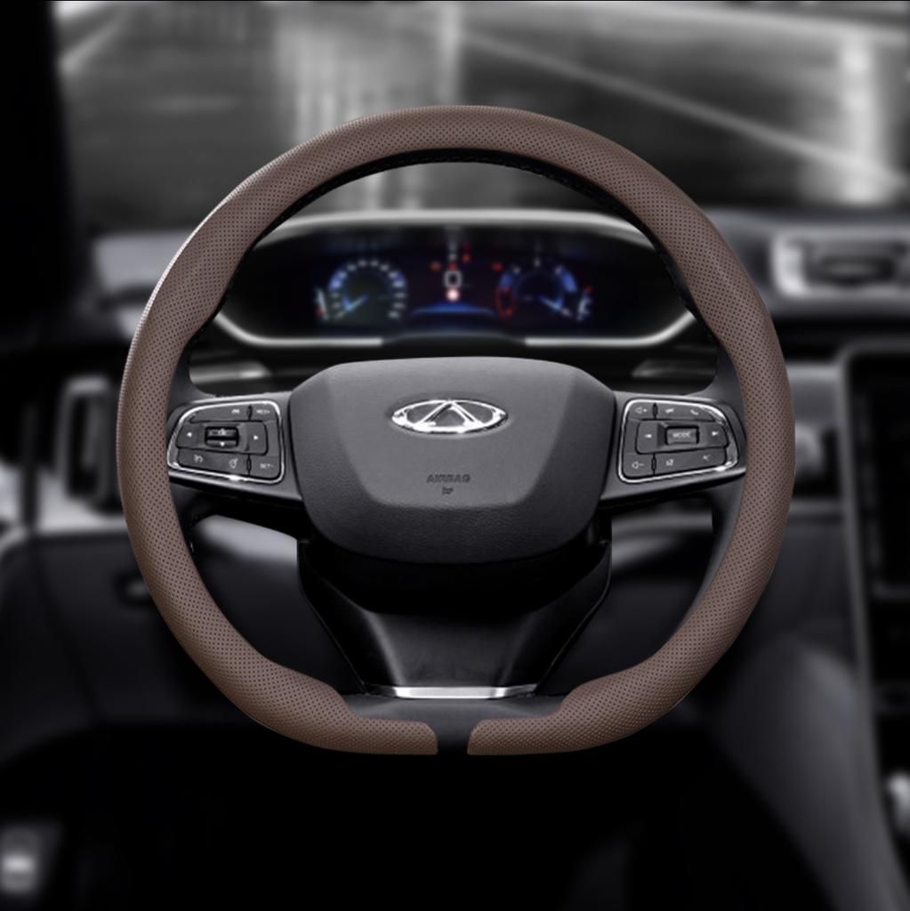 Aktualisierung Lenkradbezug, Mikrofaserleder, Für Chery Tiggo 8 L 7 8 9 Plus Pro Max Omoda C5 Exeed LX TXL 2021-2024