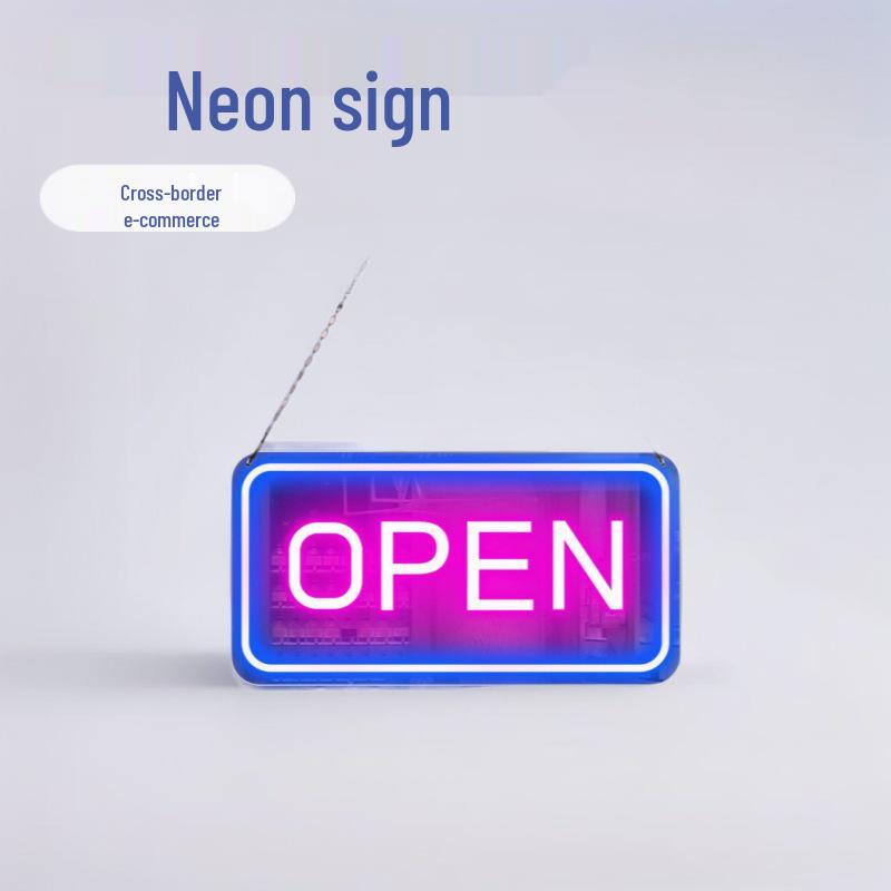 Neon Open Sign - Business Decorative LED Light