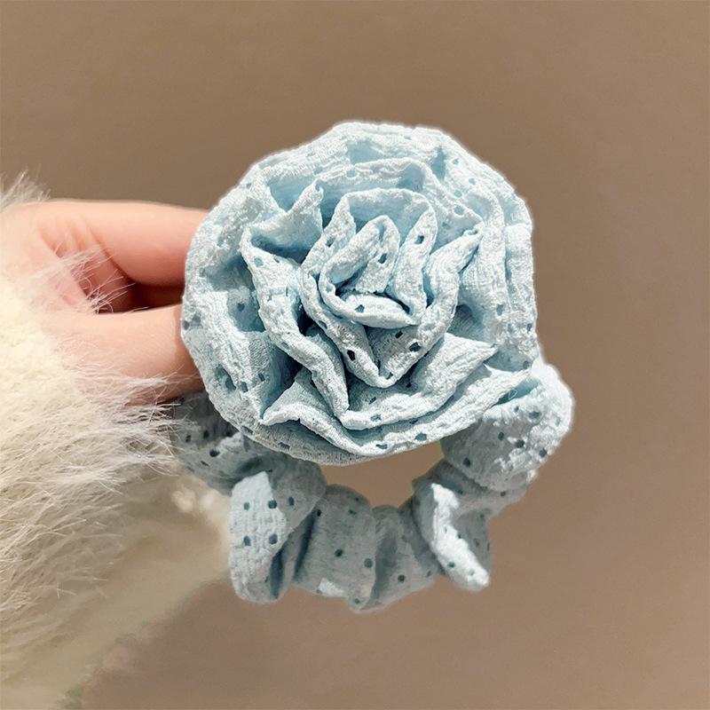 

Новая корейская романтичная милая роза резинка для волос женская нежная элегантная кружевная резинка петля для волос аксессуары для волос для девочек