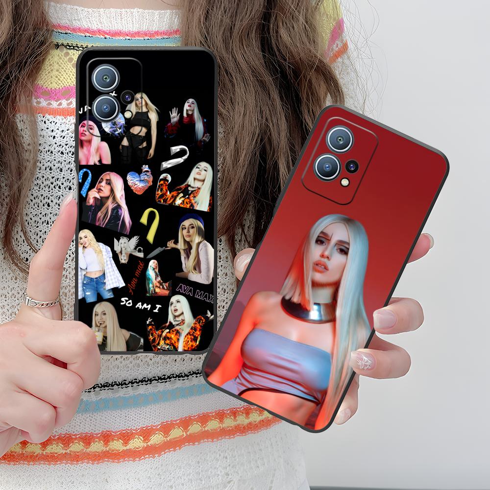 Fashion Ava Max Matte TPU Mobile Phone Case for Huawei P60 P50 P40 P30 P20 P10 P9 P8 Pro Lite Plus Colorful Printing Cover