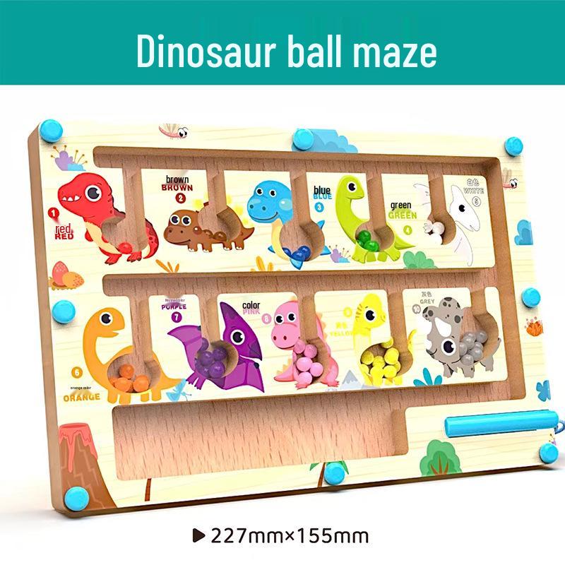 

Магнитный лабиринт с шариком: Игрушка для тренировки концентрации для детей 2-6 лет