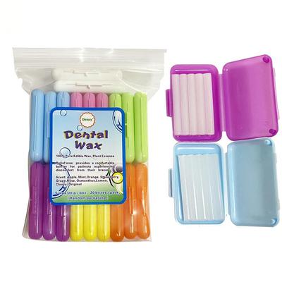 20 Box Orthodontic Wax For Oral Care Dental Brackets Wearer Aligners  Gums Irritation Prevent