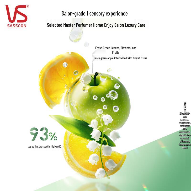 VS Sassoon Clean & Smooth Hair Shampoo 3-Pack