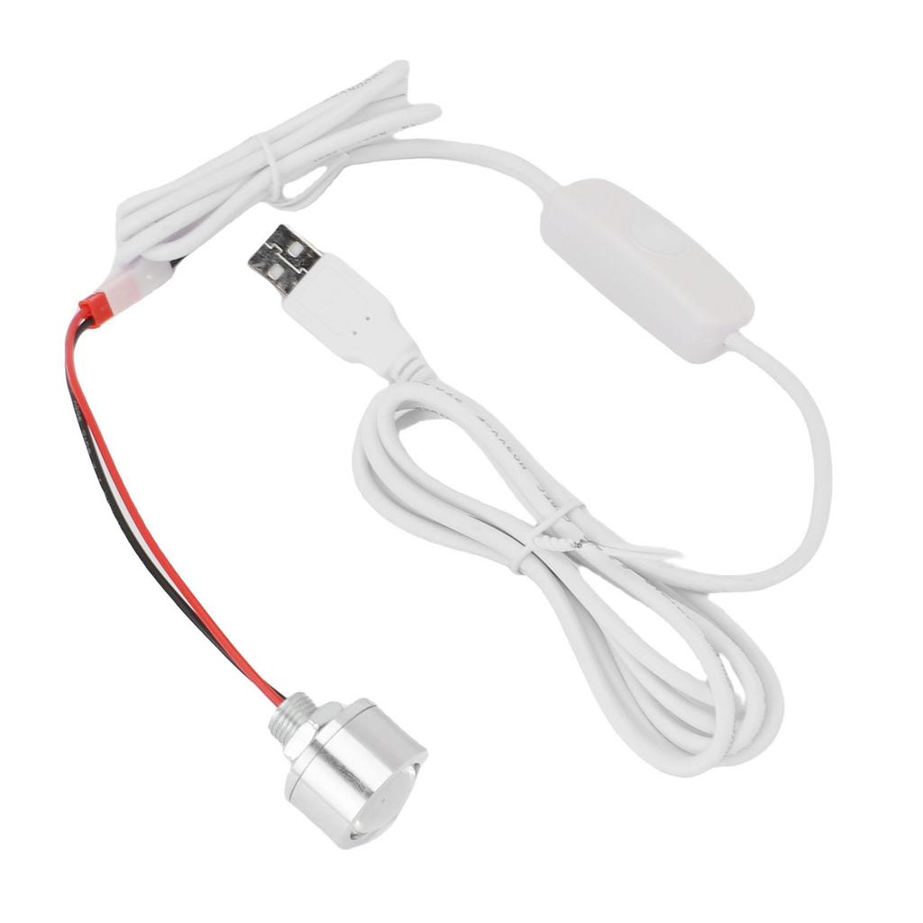 LED Spotlight Stepless Dimmable USB Plug In Spotlight 80LM 4000K 1W for Wall Art Jewelry Display Closet Hallway