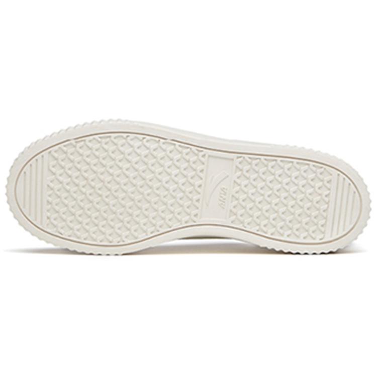 Anta Life Collection Abrasion Resistant Slip Resistant Low top Skateboard Shoes Women's Ivory White 122148066-2