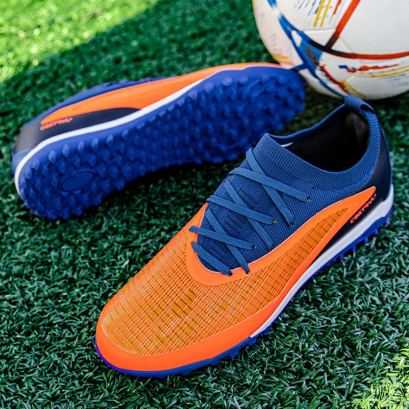 Sapatos esportivos de treinamento para estudantes, masculinos e femininos, chuteiras de futebol, sapatos de competição e treinamento esportivos antiderrapantes e resistentes ao desgaste