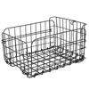 Folding Rear Bike Basket 60L with Removable Liner Bag Rain Cover Net Bag Quick Release Metal for Car