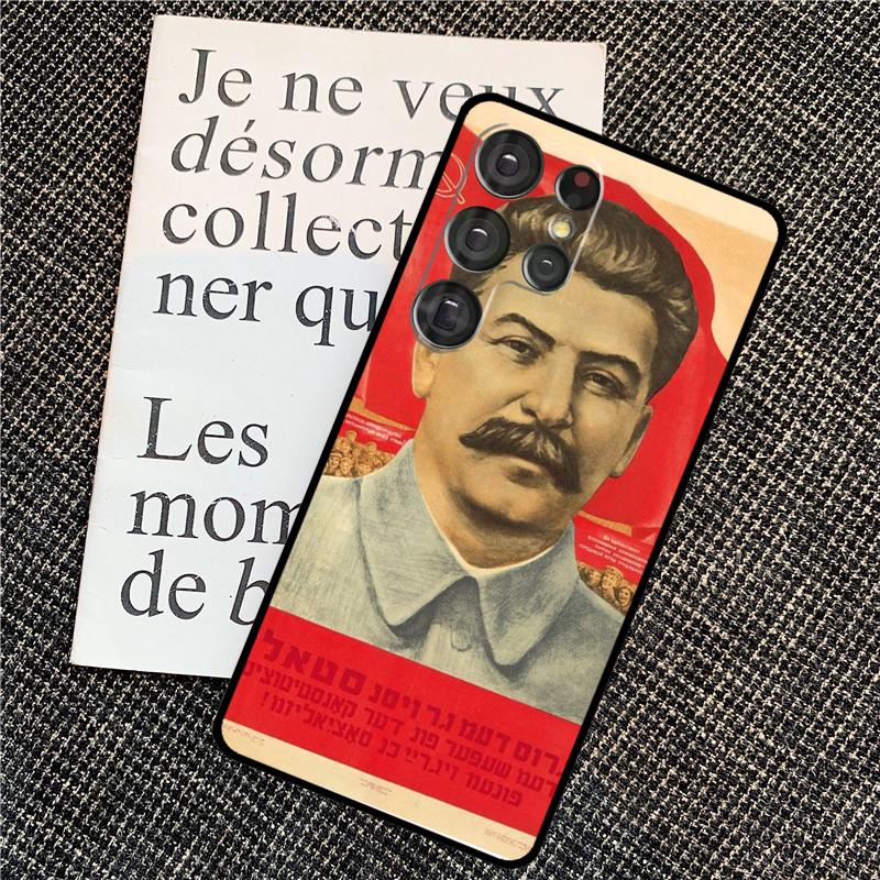 

Soviet Union Leader Stalin Case For Samsung Galaxy S25 Ultra S20 S21 S22 S23 S24 Ultra S9 S10 Plus S24 FE Back Cover Galaxy S10