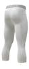 Briclo Sports Compression Running and Leggings for Fall and UV Compression Wear for Running and Also Available In Plus Sizes Men's Capri-Length