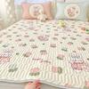 Handun Cartoon Ice Silk Latex Cooling Mat Set