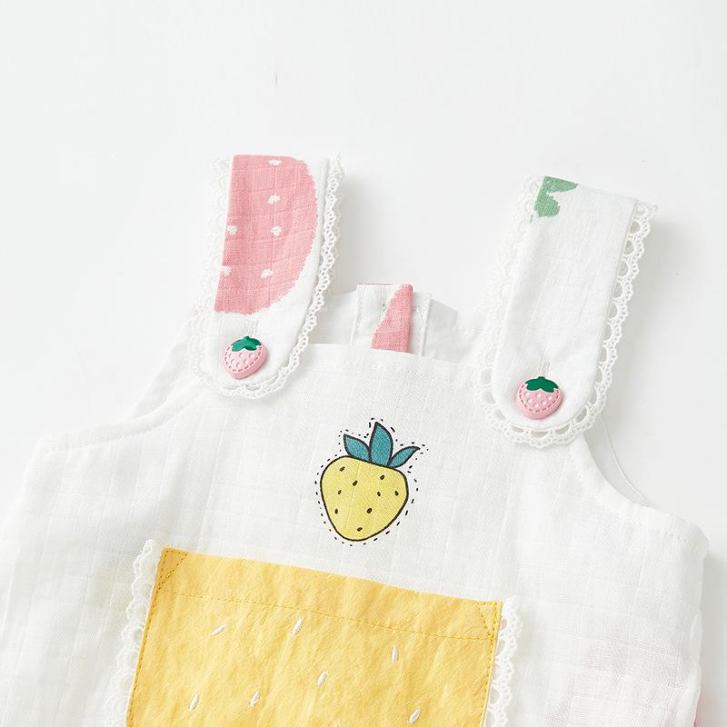 2025 Summer Baby Romper: Pure Cotton Crawling Suit & Bodysuit for Newborn Girls (Style 3686)
