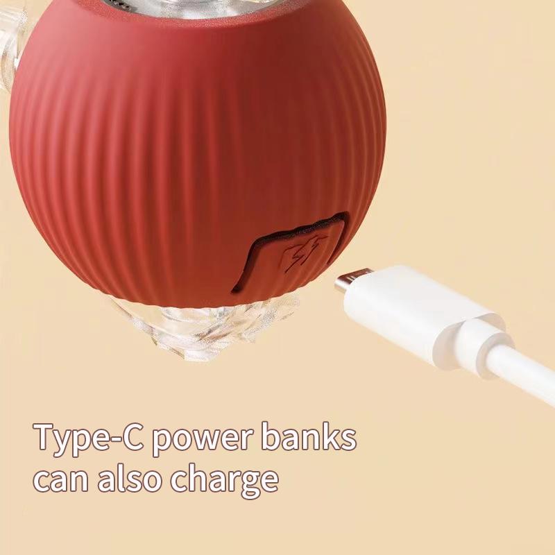 Interactive Cat Toy Ball Super Drive Cat Rolling Balls with Bird Chirping Motion Activated Sensor Pet Kitten Teaser Game Toys