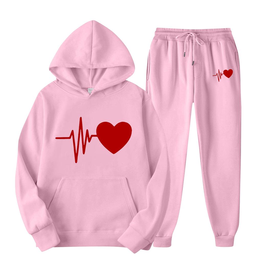 Women's Fashion Casual Sweater Pants Suit