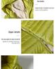 2023 Winter Women's Mid-Length Lightweight Hooded Down Jacket, Plus Size, Thin Style, Extra Large 