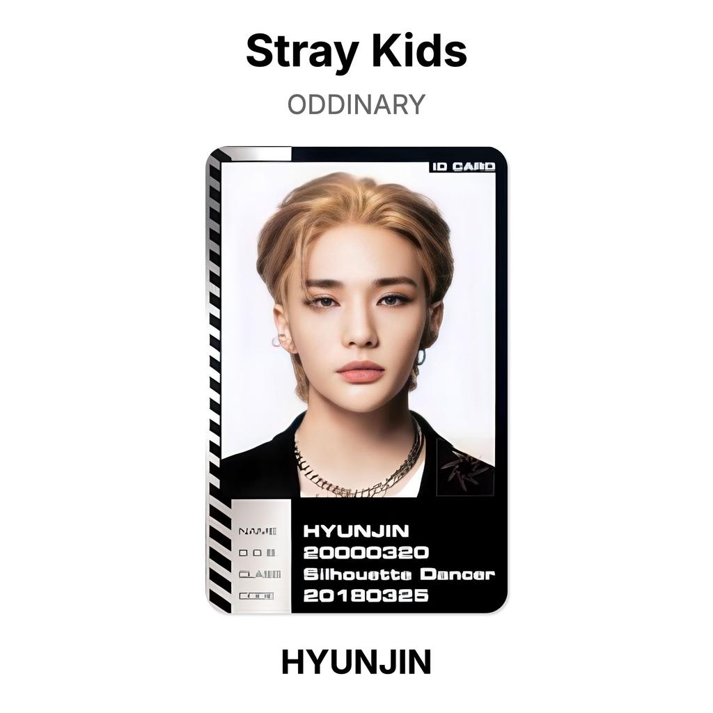 Stray Kids ODDINARY Official Photocard