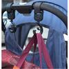 Baby Safety Stroller Umbrella Car Nylon Strap 2 Hook Combination Hooks For Infant Pushchair Double Ring Buckle Hooks Set Of 1 2 Or 4 Hooks