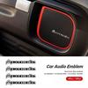 4/10pc 3D Aluminum Stying Car Audio Speaker Emblem Sticker For Elysee Berlingo Xsara C3 XR C4 Picasso C5 Auto Decoration