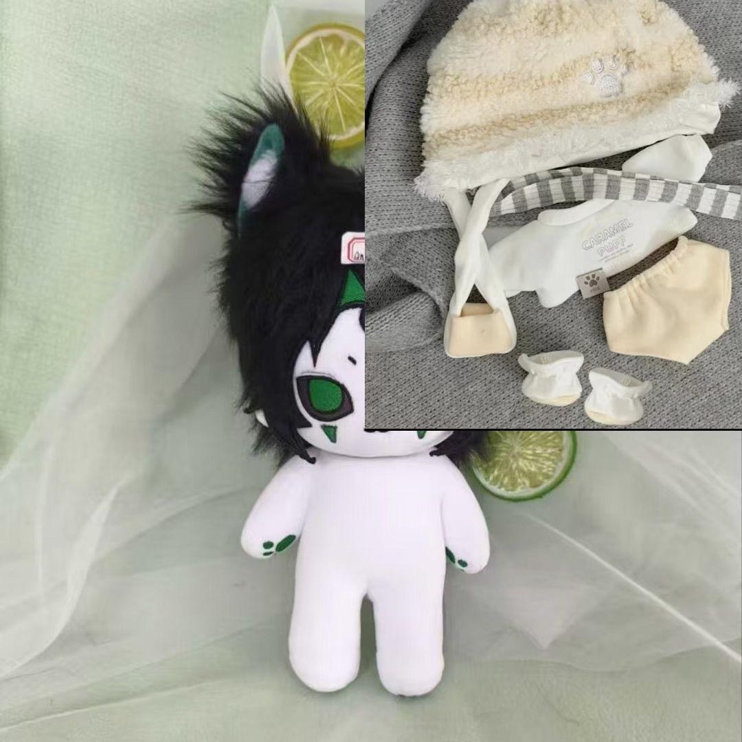 20cm Spel The Freak Circus Harlekijn Anime Figuren Pluche Cosplay Aankleden Katoenen Poppen Speelgoed Voor Kinderen Cosplay Decoratie Verjaardag with Skeleton