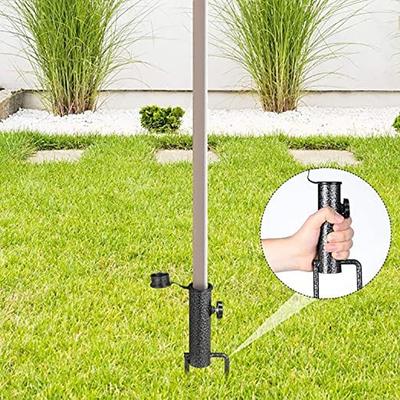 Parasol Parasol Ground Spiral Bracket Lawn Courtyard Base Bracket