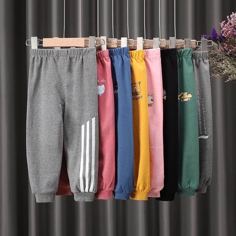 Pure Cotton Kids' Spring/Autumn Pants: Boys' Casual Pants & Girls' Leggings
