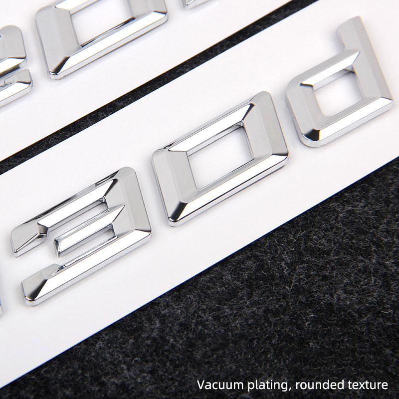 XDRIVE SDRIVE 18d 20d 25d 28d 30d 35d 40d 45d 50d 55d 60d Logo Badge Car Stickers for BMW X1X5X3X7 Displacement Side Trunk Label