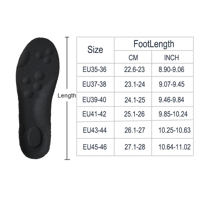 1 Pairs High Elasticity Latex Sport Insoles Soft Shoe Pads Arch Support Orthotic Insoles Breathable Deodorant Shock Absorption Cushion