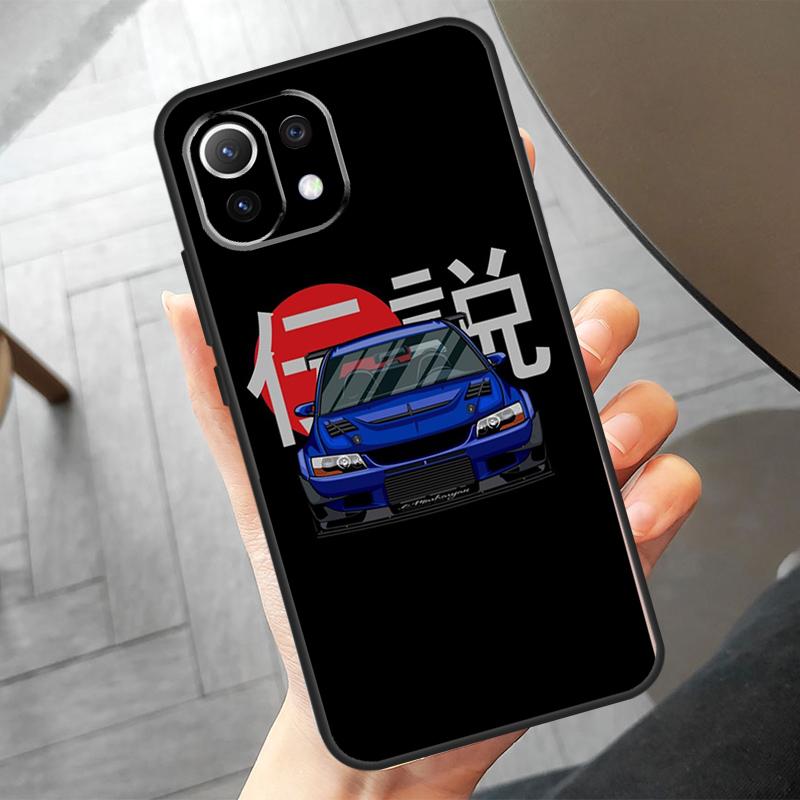 JDM Car Evo Case For POCO X3 X5 X6 F6 Pro M6 M5s F3 F5 Xiaomi 13T Pro 11T 12T 12 Lite 13 14 Ultra Cover
