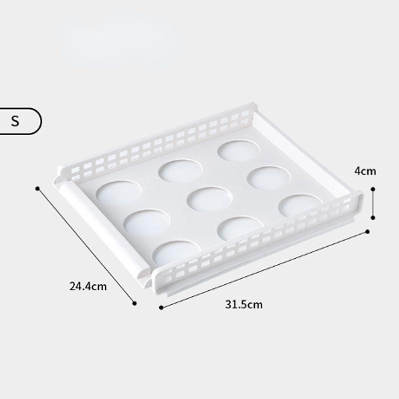 4-teiliger Schrank-Organizer, Schubladen-Kleider-Organizer, Regal, Aufbewahrungshalter, Rack für Hosen, Röcke, Trennwände, Kleiderschrank, Kleidungs-Organizer