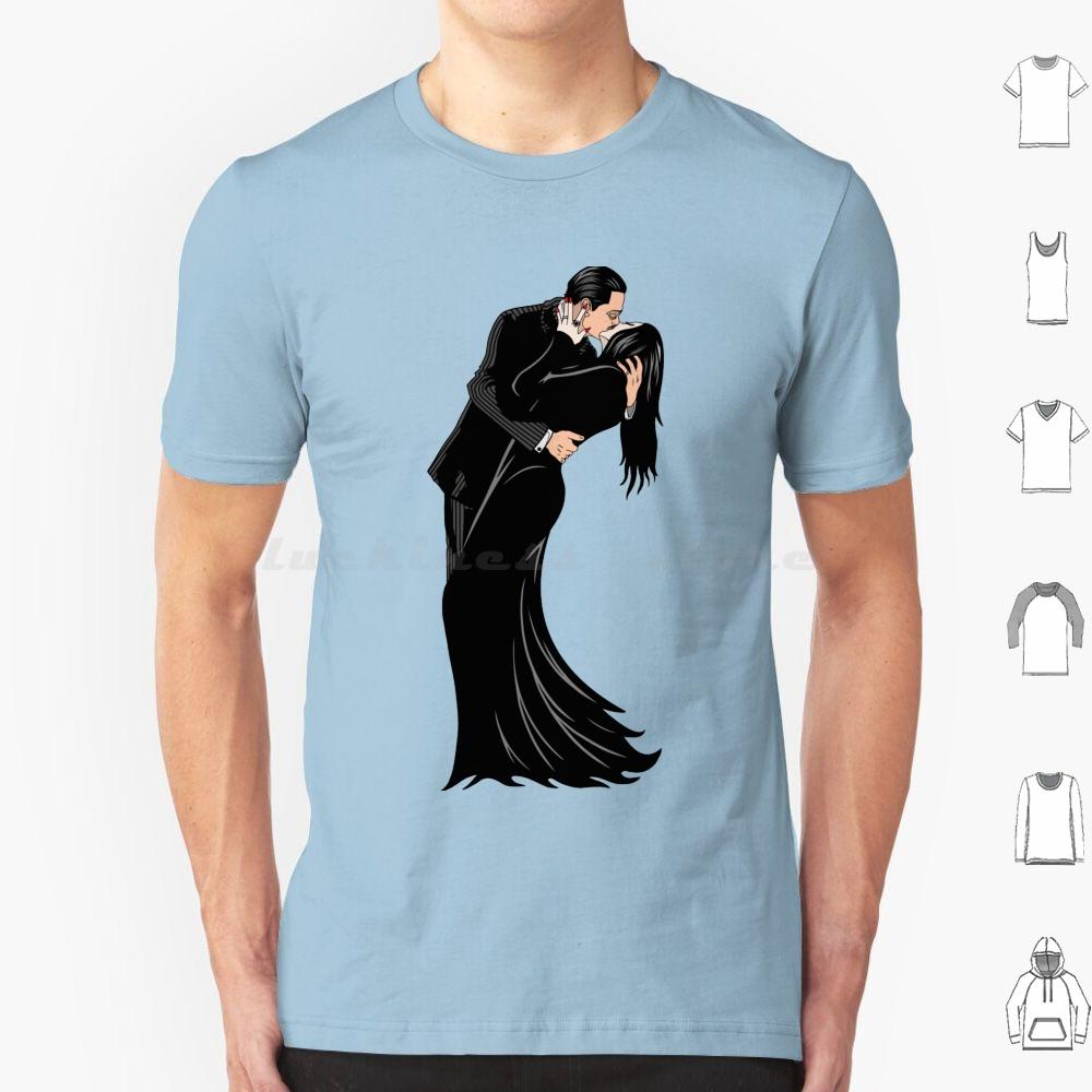 Cara Mia T Shirt Cotton Men Women DIY Print Romance Love Kiss Gothic Emo Addams Gomez Morticia Horror Halloween Scary Cara Mia