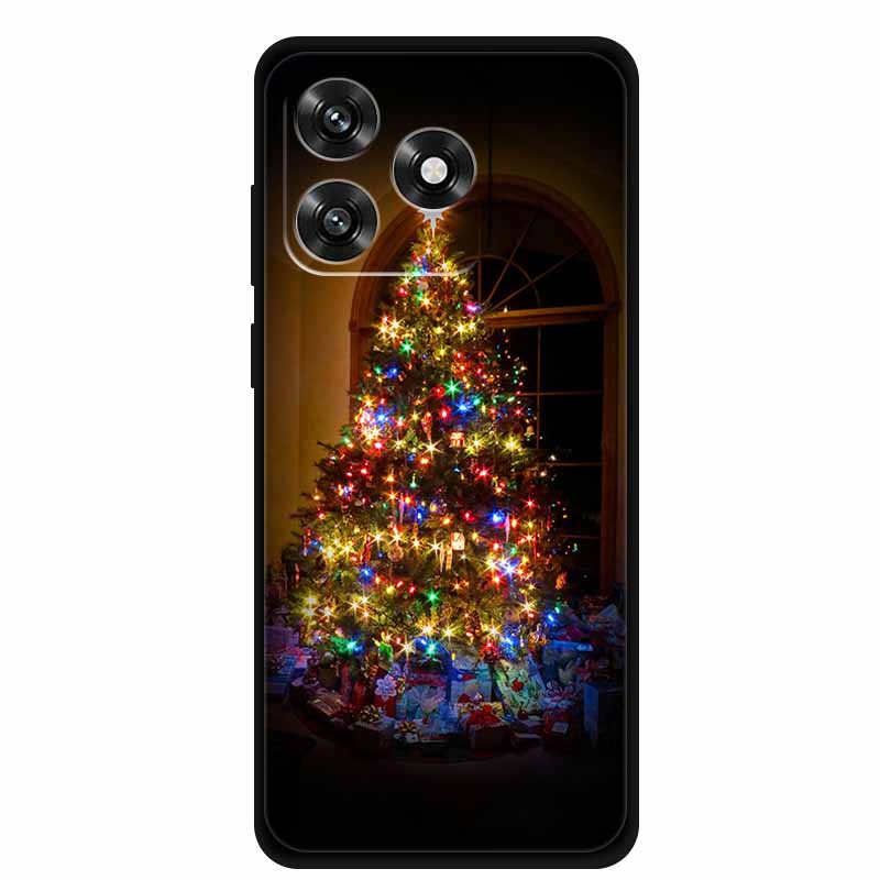 Christmas Phone Cases For Honor X5C Plus Soft Silicone Back Cover Christmas Tree for Honor Play10A 4G Protective Case Honor X5C
