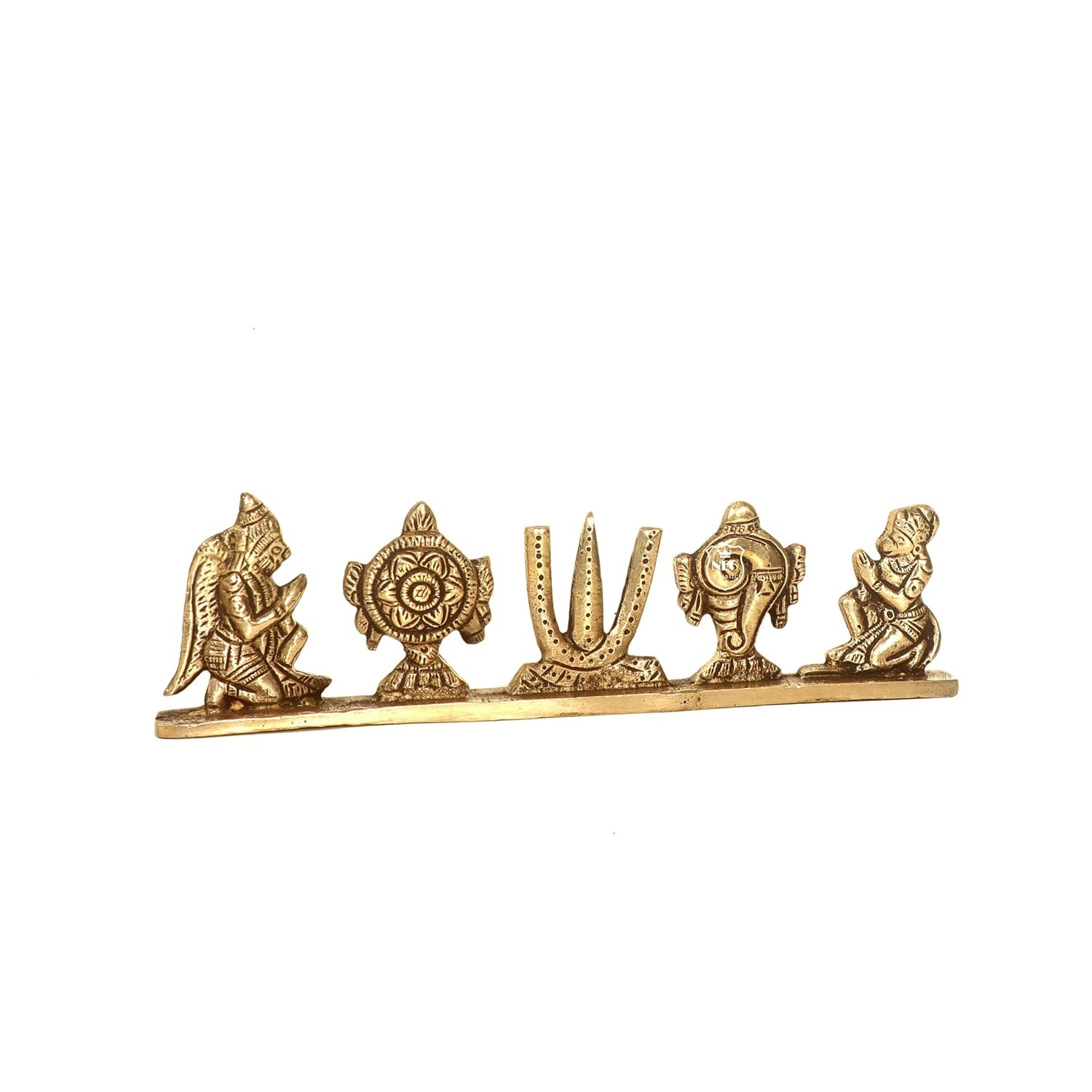 Shankh Chakra Namah Hanuman Garuda Religious Showpiece, Shri Venkateshwara Idol