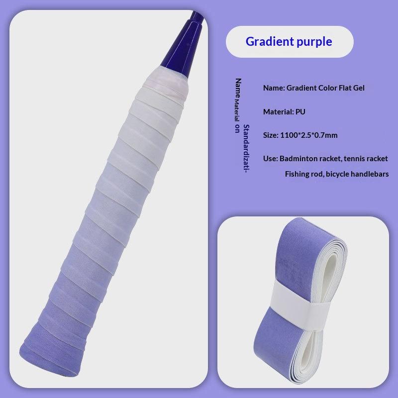 Non-slip Gradient Color Sport Racket Overgrip Sweat Absorbent Durable Grip Tape for Tennis Badminton Training