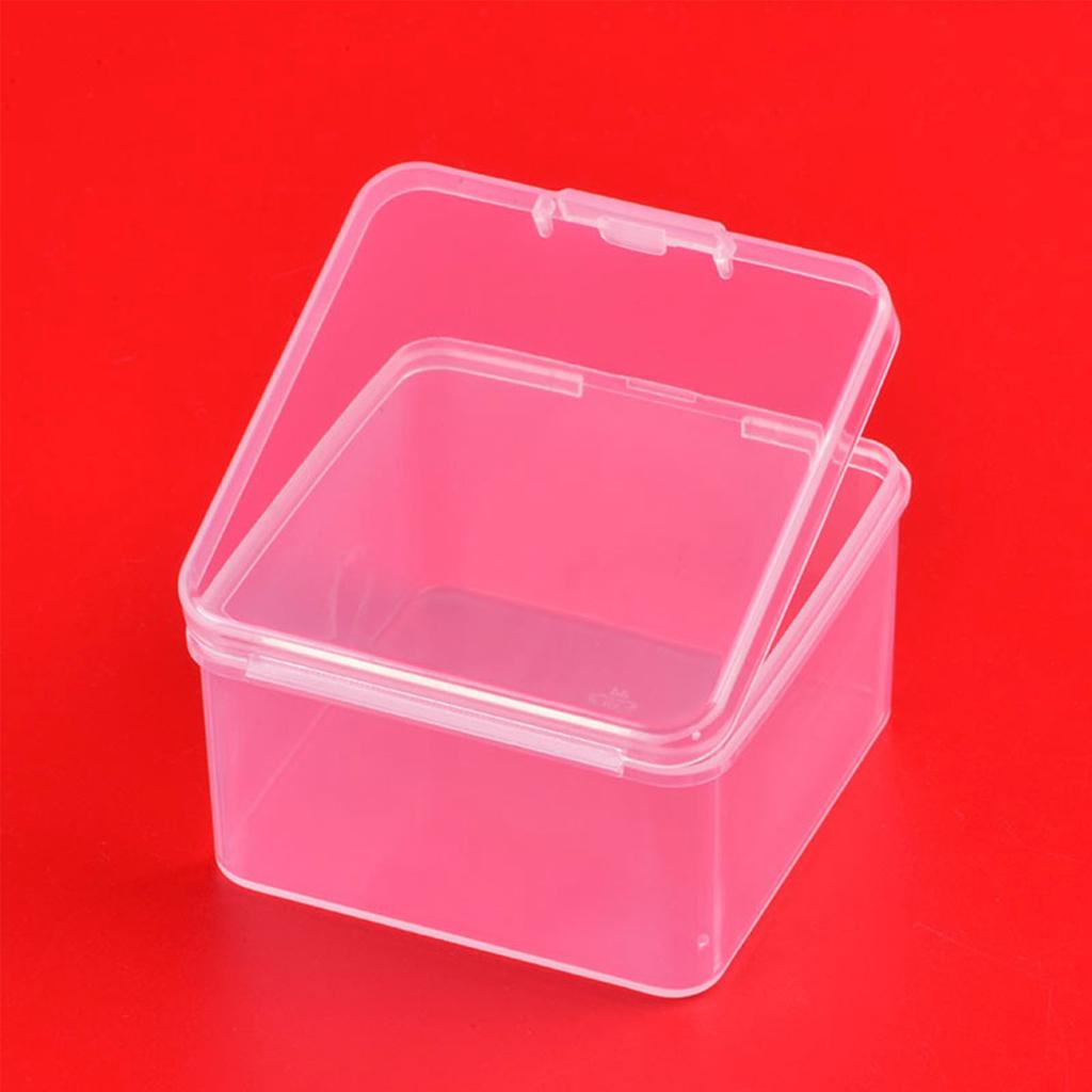 Square Transparency Plastic Storage Containers Box Organizers for Beauty Supplie