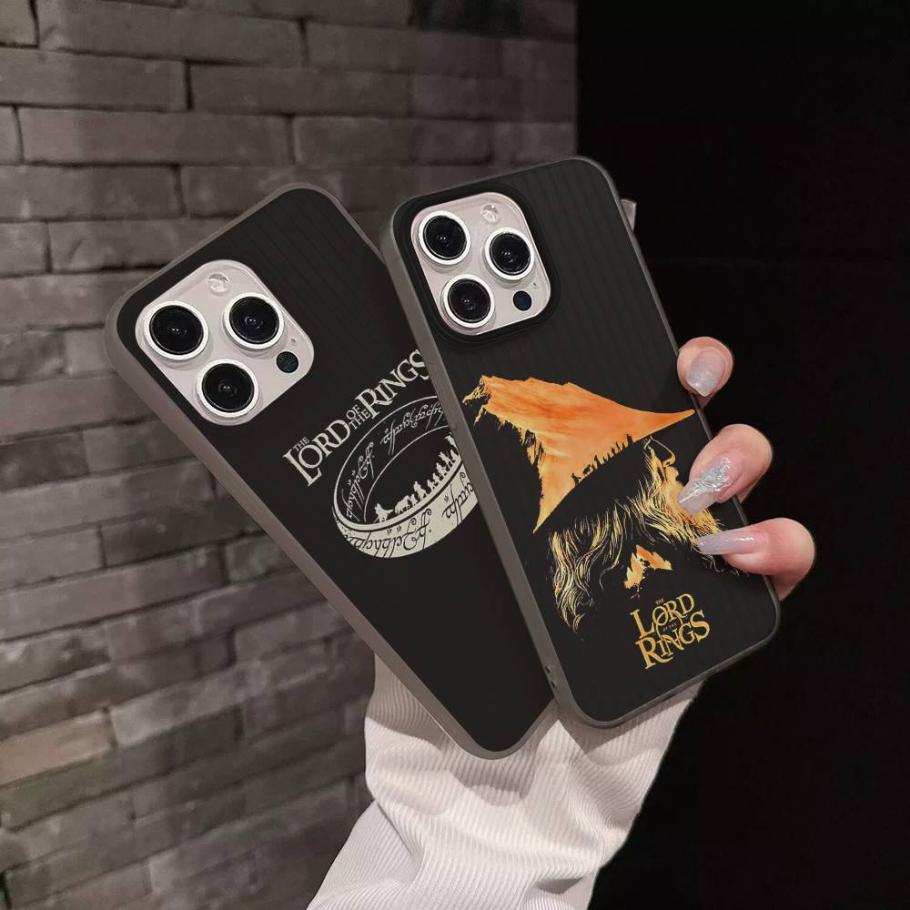 The Lord Of The R-Rings Phone Case For IPhone 17 16 15 14 Plus 13 12 11 Pro Max Pro Wave Corrugated Cover