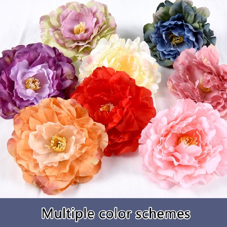 Modern Curtain Tiebacks Peony Flower Pattern Curtain Holdbacks 2Pieces for Living Space Window Decoration
