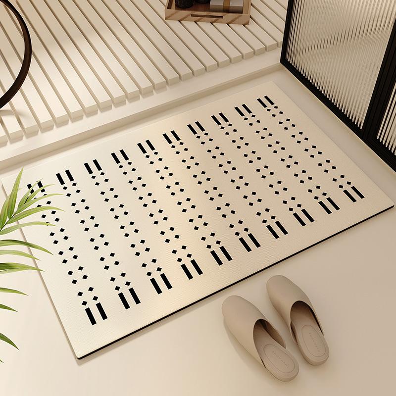 Xiansu bathroom floor mat, toilet suction door foot mat, carpet, diatom mud non-slip toilet, suction mat toilet