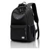 (Black) Unisex Waterproof Rucksack With USB Charging Port