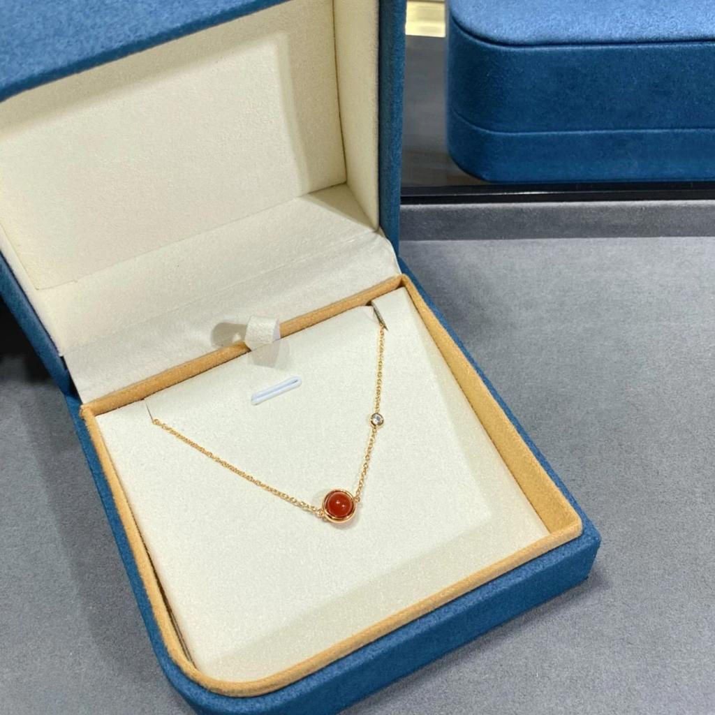 New Hot Brand Vintage Diamond Necklace For Women Luxury Jewelry Lucky  Ball Designer Pendant Pure 925 Silver Chain Necklaces