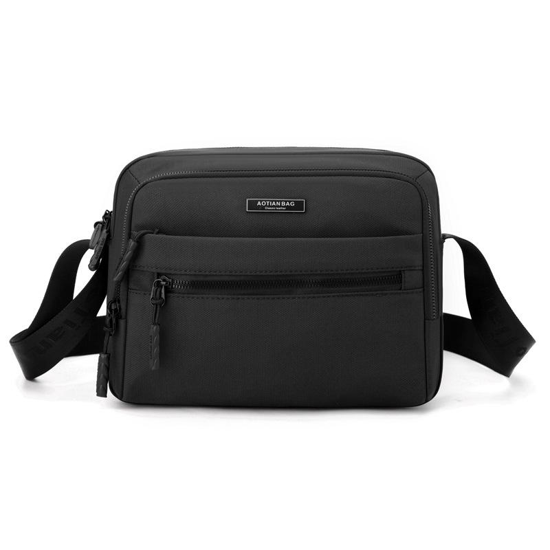 

Мужская сумка с несколькими отделениями Oxford Shoulder Crossbody Bag чёрный