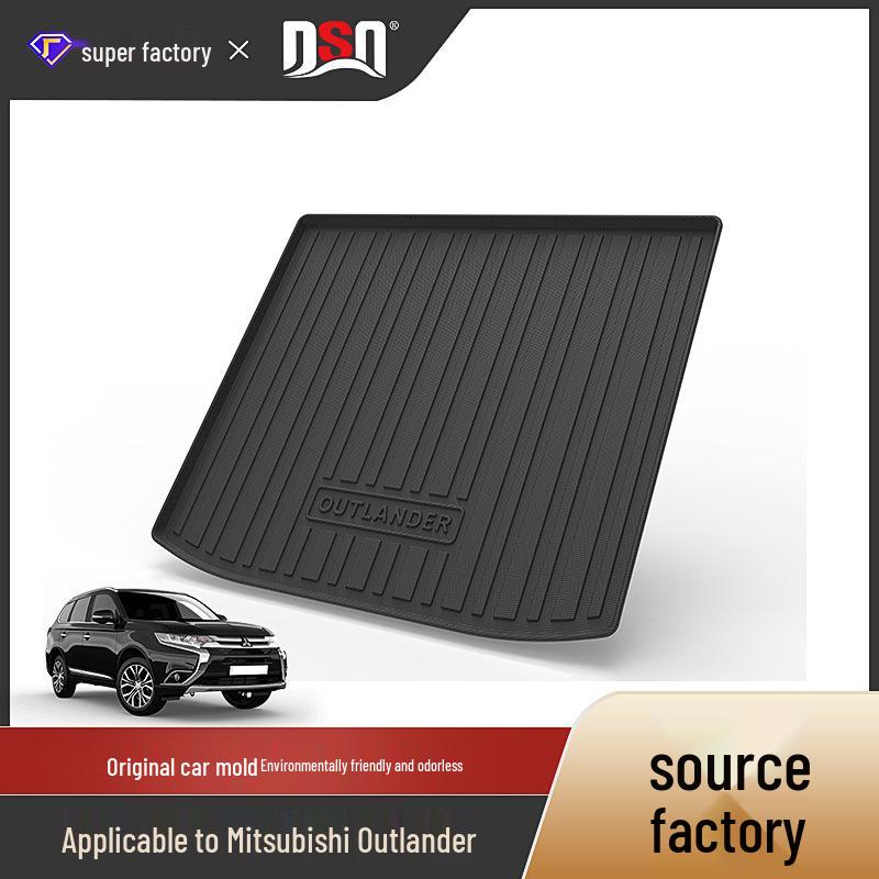 Mitsubishi Outlander 2016-2023 Trunk Mat, Waterproof & Wear-Resistant, Fits 5/7-Seat Models