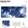 2D Cosplay Leather Mouse Pad Dragon Ball Anime E-sports Game Mouse Keyboard Table Pad Boys Advanced Non-slip Waterproof Mouse Pad
