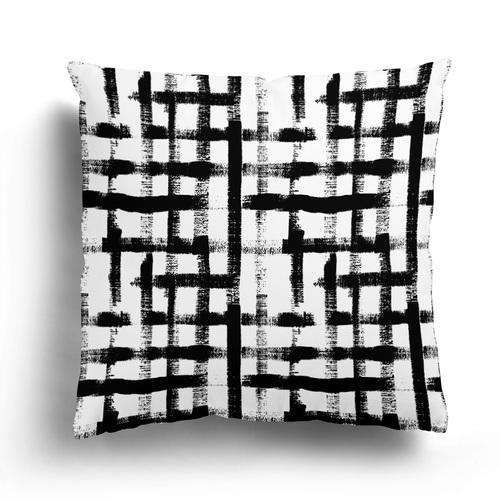 Decorazione Soggiorno Casa Moderna Federa Cuscino Coprisoffa 45*45Cm Copricuscino 60X60Cm Nordico 50X50 Autunno Bianco Nero Semplice