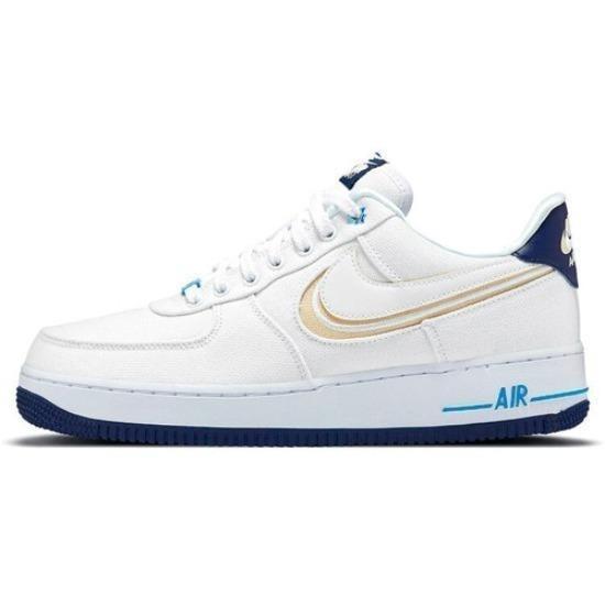Nike Air Force 1 Low White Canvas Navy - DB3541-100