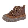 Winter Mid-cut Cotton Shoes for Children, Plus Velvet Soft-soled Casual Shoes for Boys and Girls, Velcro Cotton Shoes