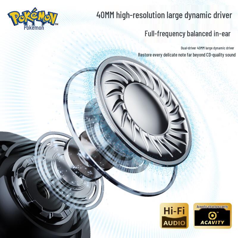 Pokémon PM03 Wireless Bluetooth Headphones
