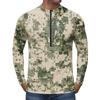 Herren Langarm Fahrradtrikot Atmungsaktiv Schnelltrocknend Mit Reißverschluss Pullover Leichtes Outdoor-Sportoberteil für Rennrad und Mountainbike