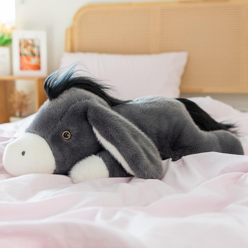 Cute Small Donkey Plush Pillow - Sleep and Hug Toy for Kids and Girls